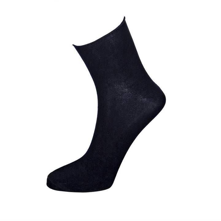 4510 CALCETÍN SIN PUÑO HILO DE ESCOCIA 039-Marino Única