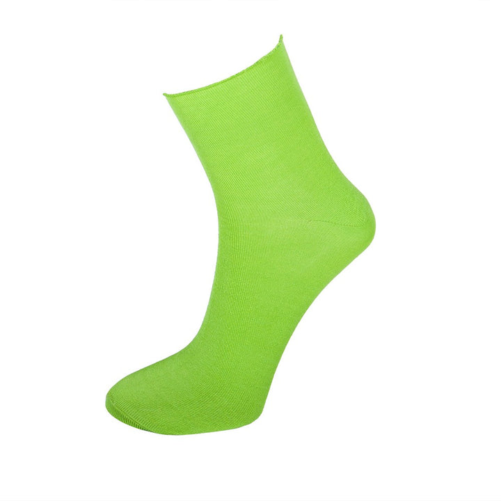 4510 CALCETÍN SIN PUÑO HILO DE ESCOCIA 818-Verde Pradera Única