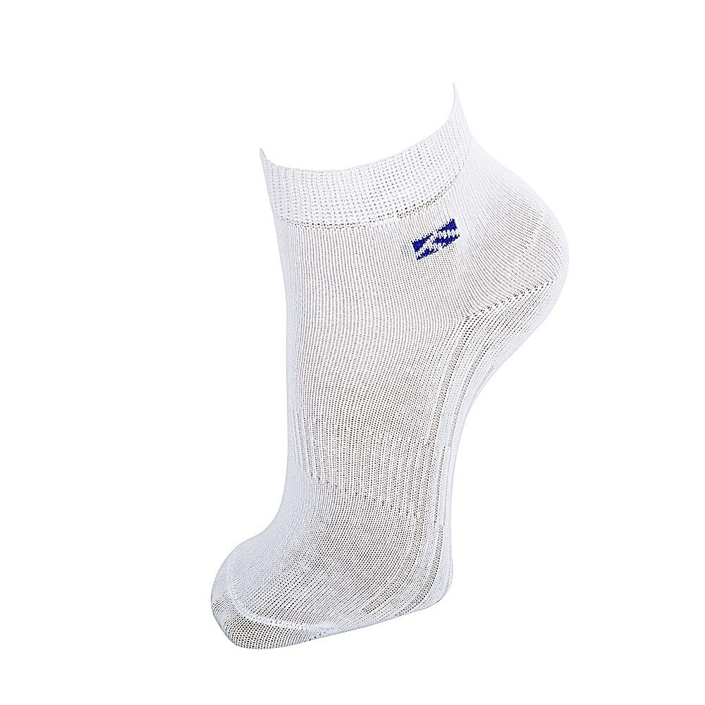 4572 2 PARES. CALCETÍN CORREDOR TOBILLERO 000-Blanco