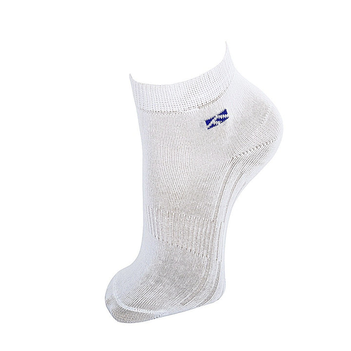 4572 2 PARES. CALCETÍN CORREDOR TOBILLERO 000-Blanco