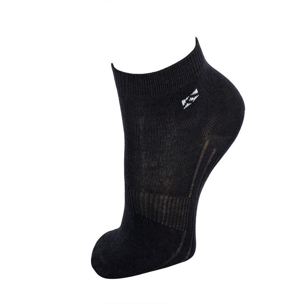 4572 2 PARES. CALCETÍN CORREDOR TOBILLERO 009-Negro