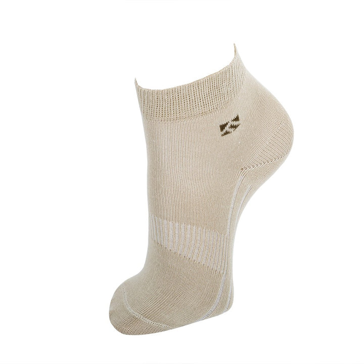 4572 2 PARES. CALCETÍN CORREDOR TOBILLERO 452-Beige Arena