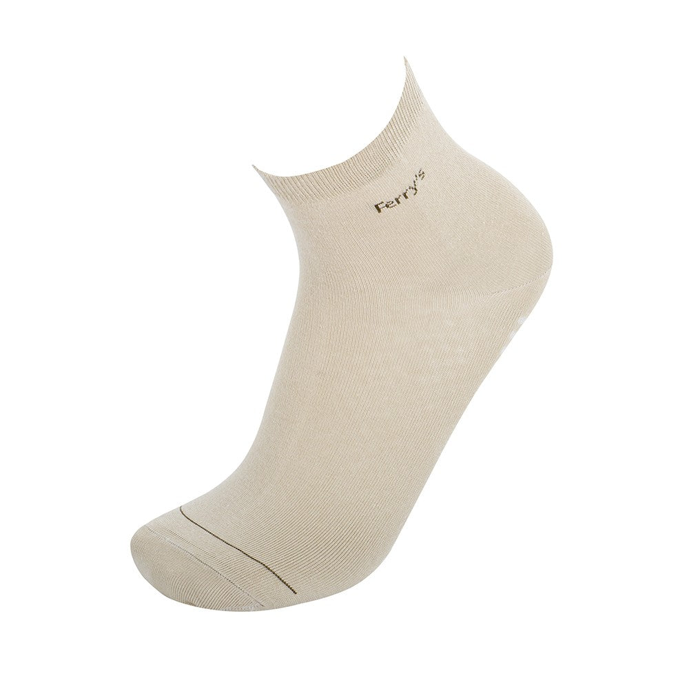 4918 PACK 2 PARES CALCETINES TOBILLEROS NO APRIETA 452-Beige Arena