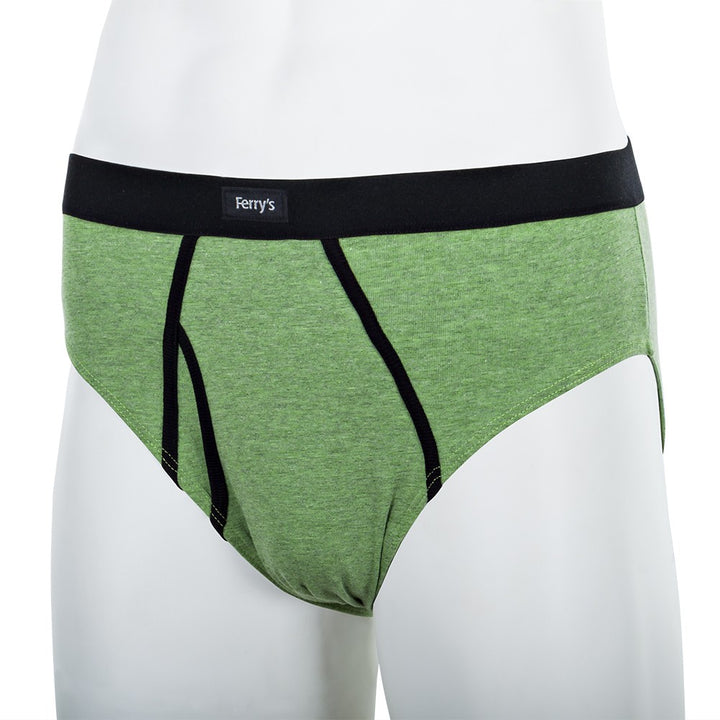 5444 SLIP ABIERTO MELANGE 822-Verde