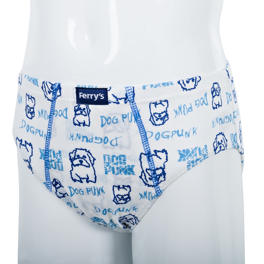 5301 PACK 2 SLIPS CERRADOS PERROS 076-Rojo y 205-Azul 2