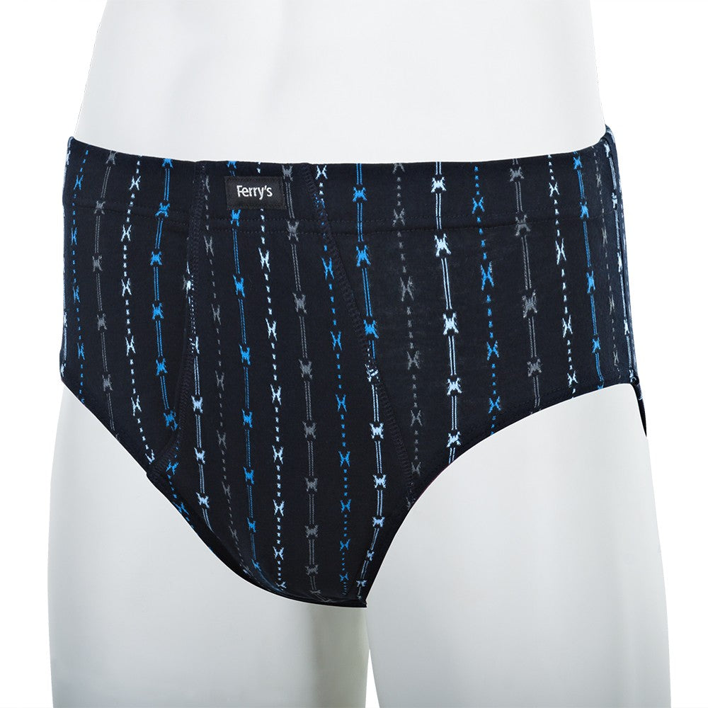 5466 SLIP ABIERTO BORDADO PAJARITAS 036-Marino