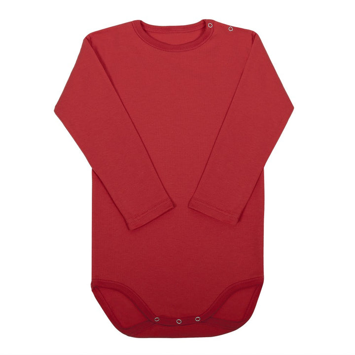 2802 BODY TÉRMICO AFELPADO APERTURA LATERAL 076-Rojo