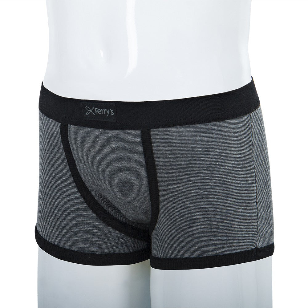 5330 BÓXER CERRADO MELANGE 096-Gris Oscuro