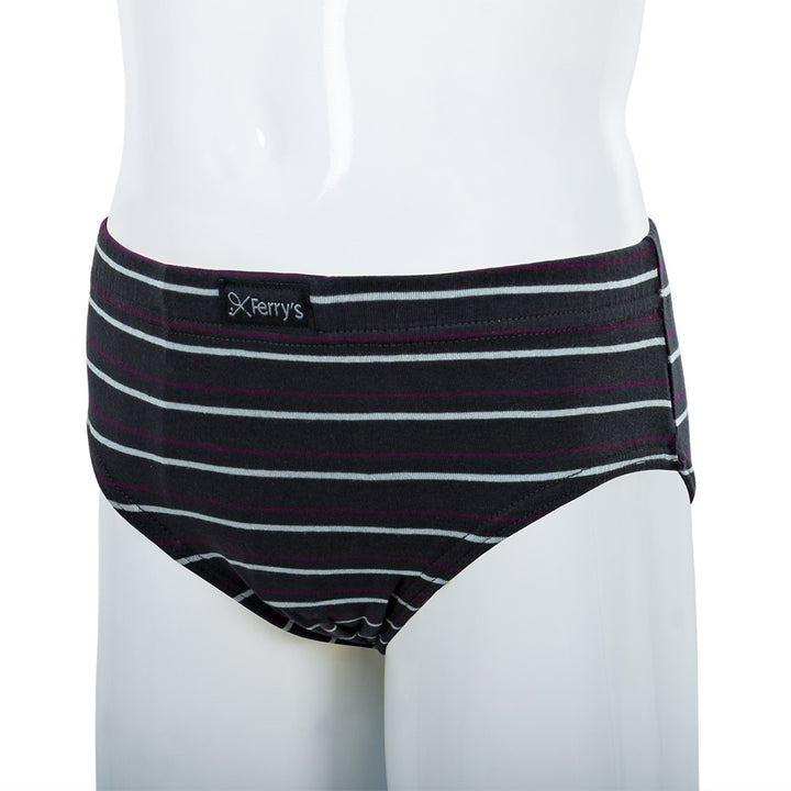 5333 SLIP CERRADO RAYADO BICO 096-Gris Oscuro
