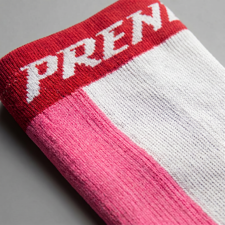 PRENEL - Medias Potenciadoras del Rendimiento con Energía Elástica - ROSA LOGO PRENEL