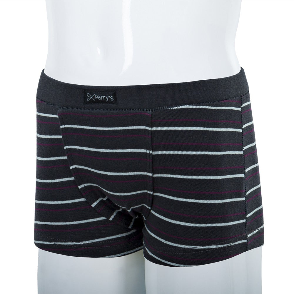 5334 BÓXER CERRADO RAYADO BICO 096-Gris Oscuro