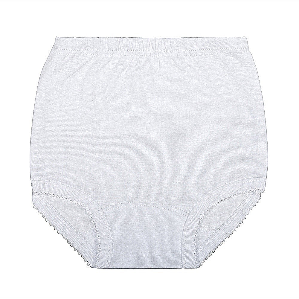 2501 CUBREPAÑAL ALGODÓN PUNTILLA BEBÉ 000-Blanco