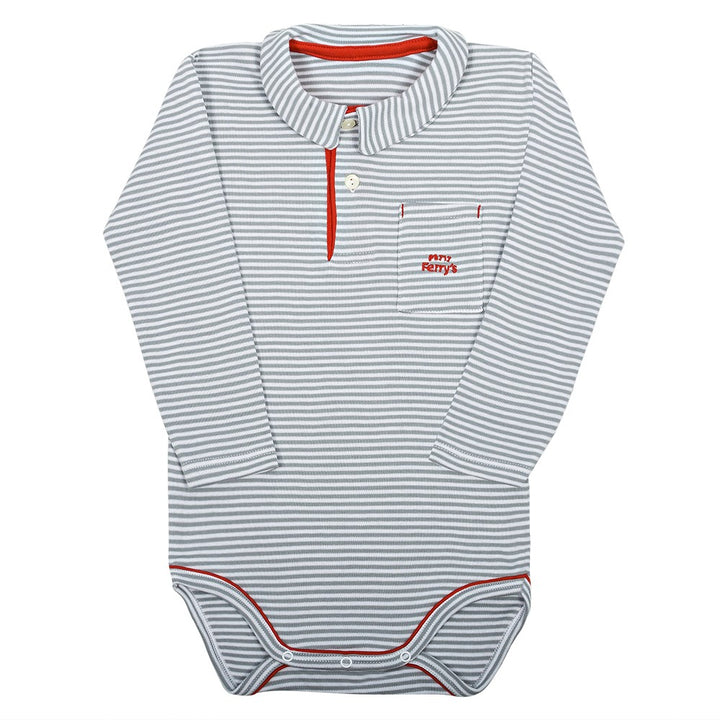 2806 BODY RAYAS BOLSILLO 095-Gris Plomo