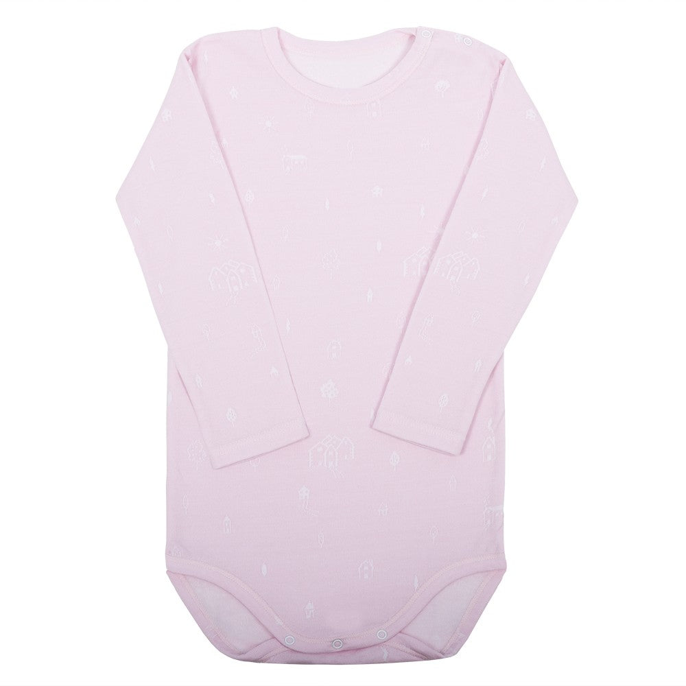 2807 BODY APERTURA JACQUARD 737-Rosa