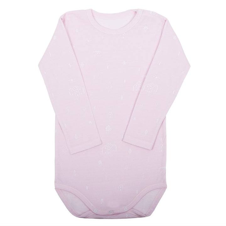 2807 BODY APERTURA JACQUARD 737-Rosa