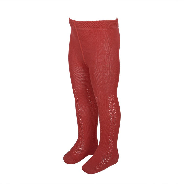 4502 LEOTARDOS DIBUJO CALADO INVIERNO 076-Rojo