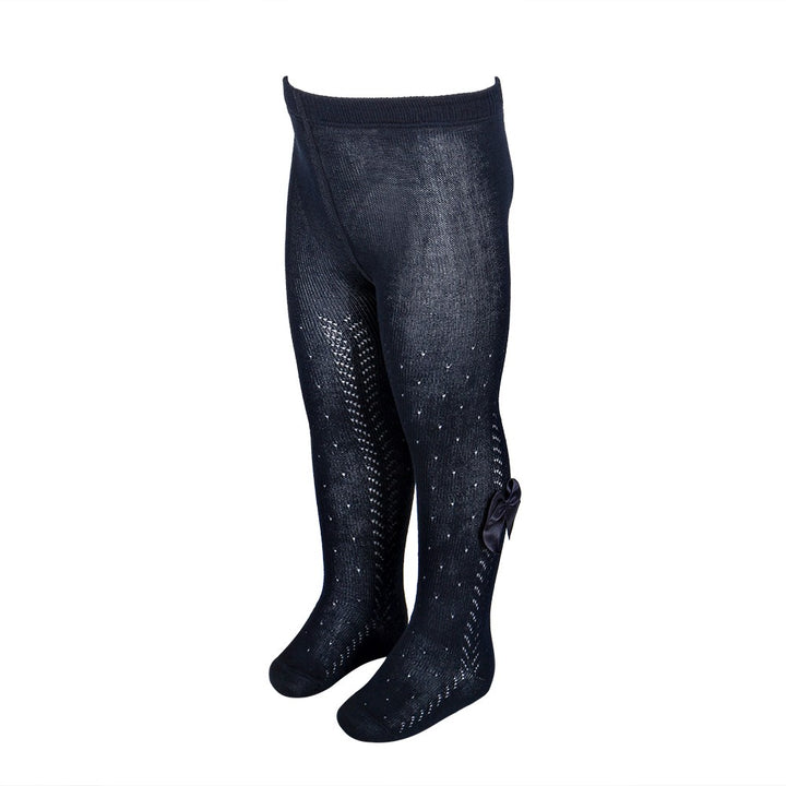 4507 LEOTARDOS CALADOS CON LAZO PRIMAVERA 039-Marino