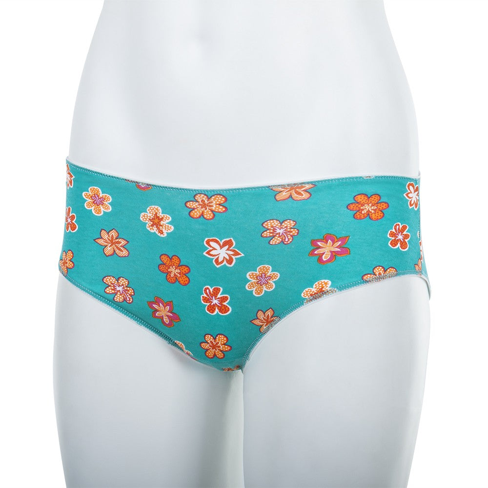 5771 BRAGA FLORES 100% ALGODÓN ANTIALÉRGICA 270-Turquesa