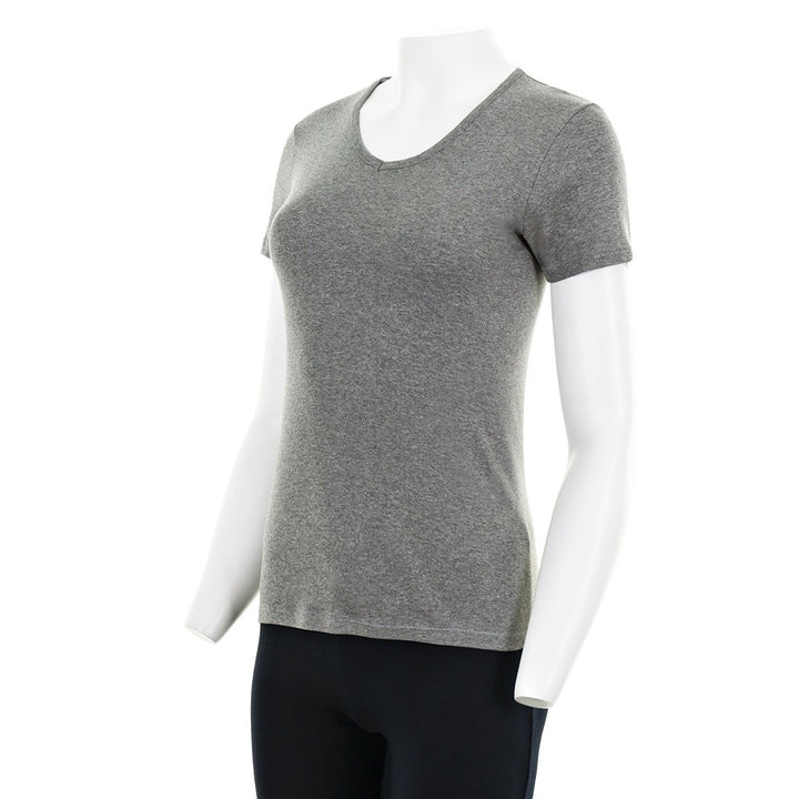 7801b CAMISETA MANGA CORTA CUELLO V 129-Gris Vigoré 2XL