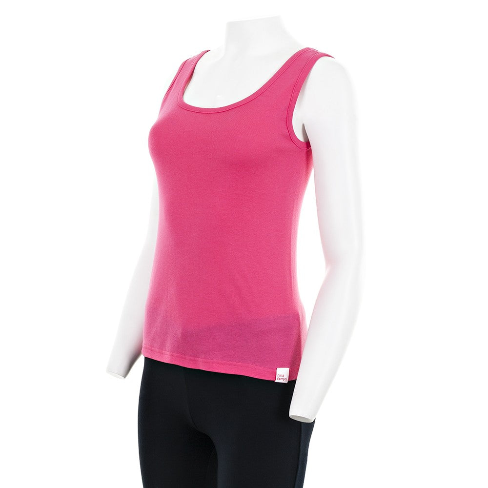 7803 CAMISETA DE TIRANTES NATURAL 744-Frambuesa