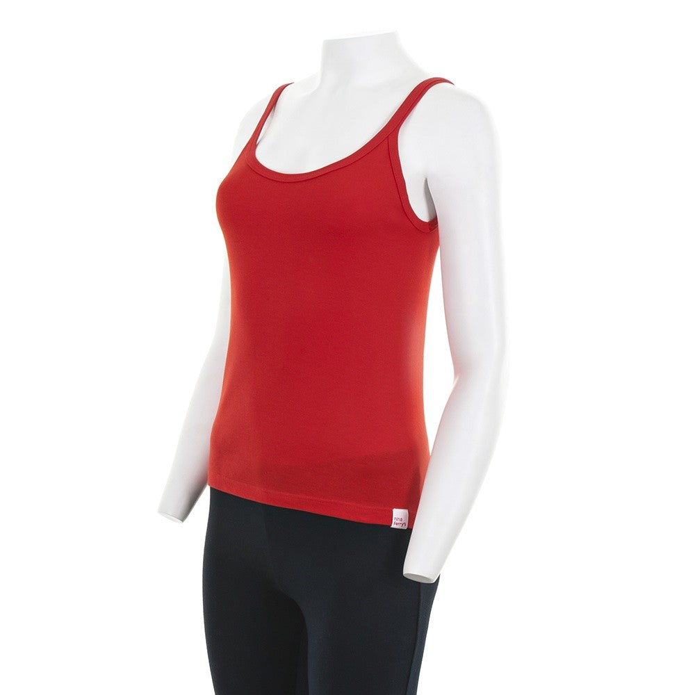 7804 CAMISETA TIRANTES FINOS 076-Rojo