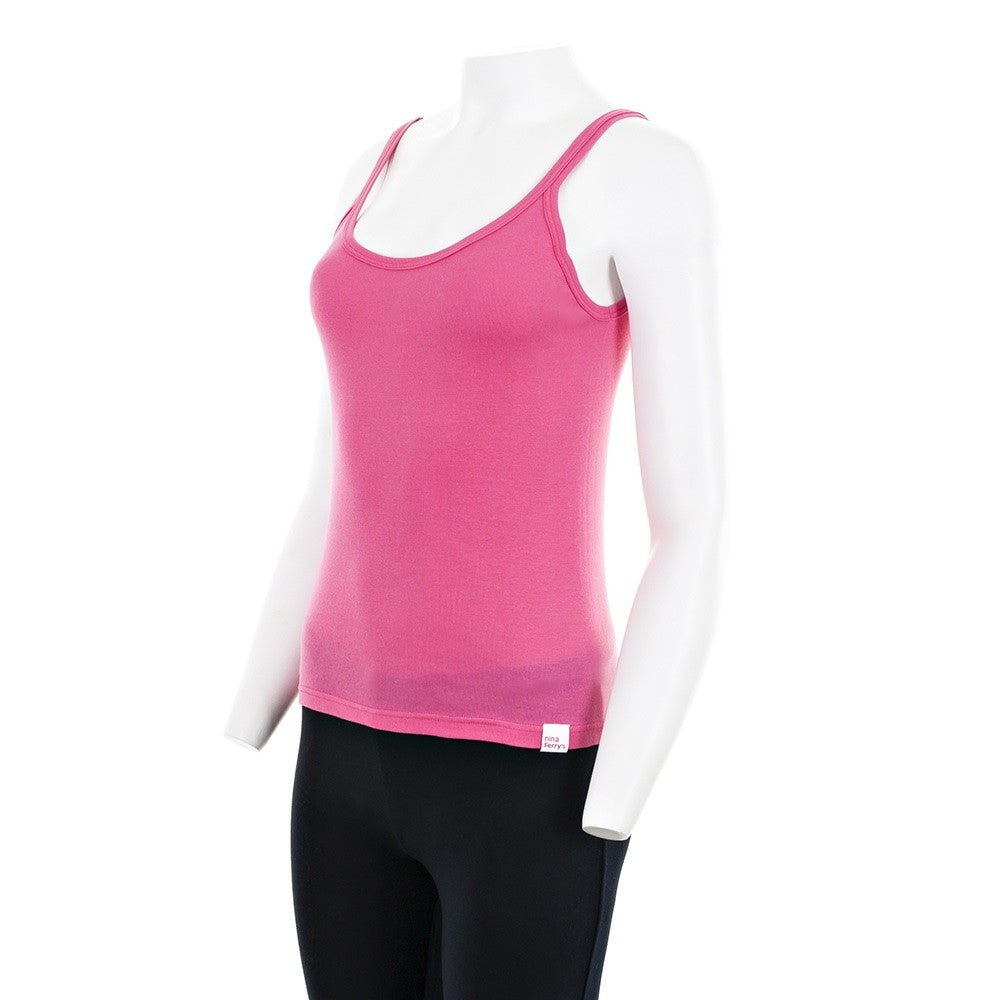 7804b CAMISETA TIRANTES FINOS 744-Frambuesa 2XL