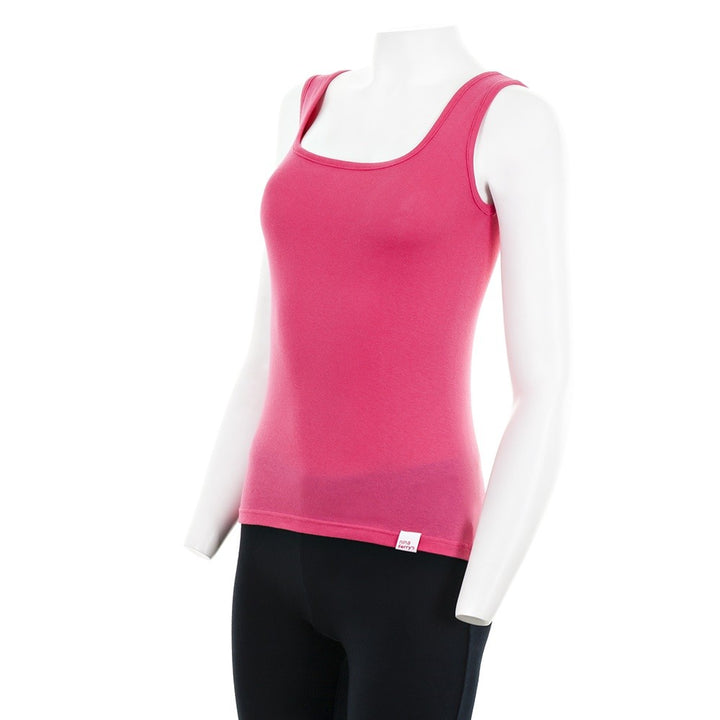 7827 CAMISETA TIRANTES ANCHOS ADAPTABLE 744-Frambuesa