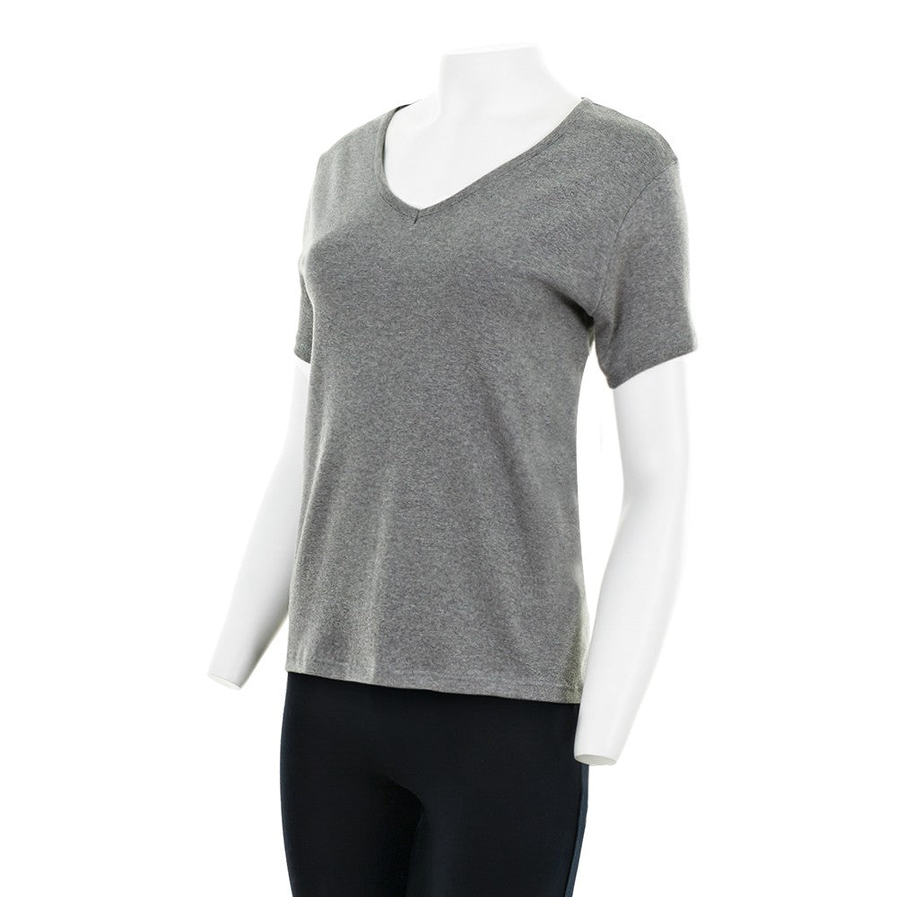 7834 CAMISETA MANGA CORTA ANCHA . CUELLO V 129-Gris Vigoré