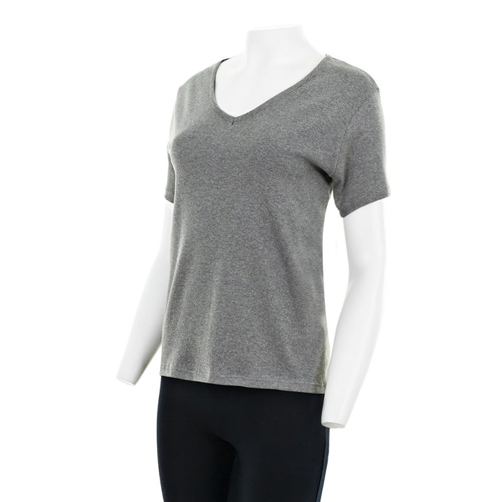 7834 CAMISETA MANGA CORTA ANCHA . CUELLO V 129-Gris Vigoré