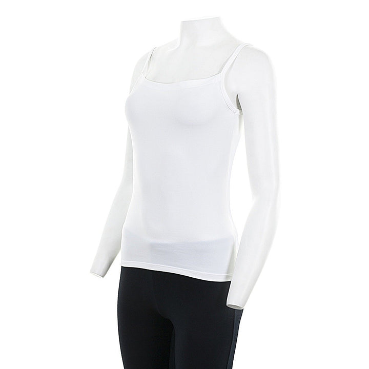 7838 CAMISETA TIRANTES FINOS MICROFIBRA 000-Blanco