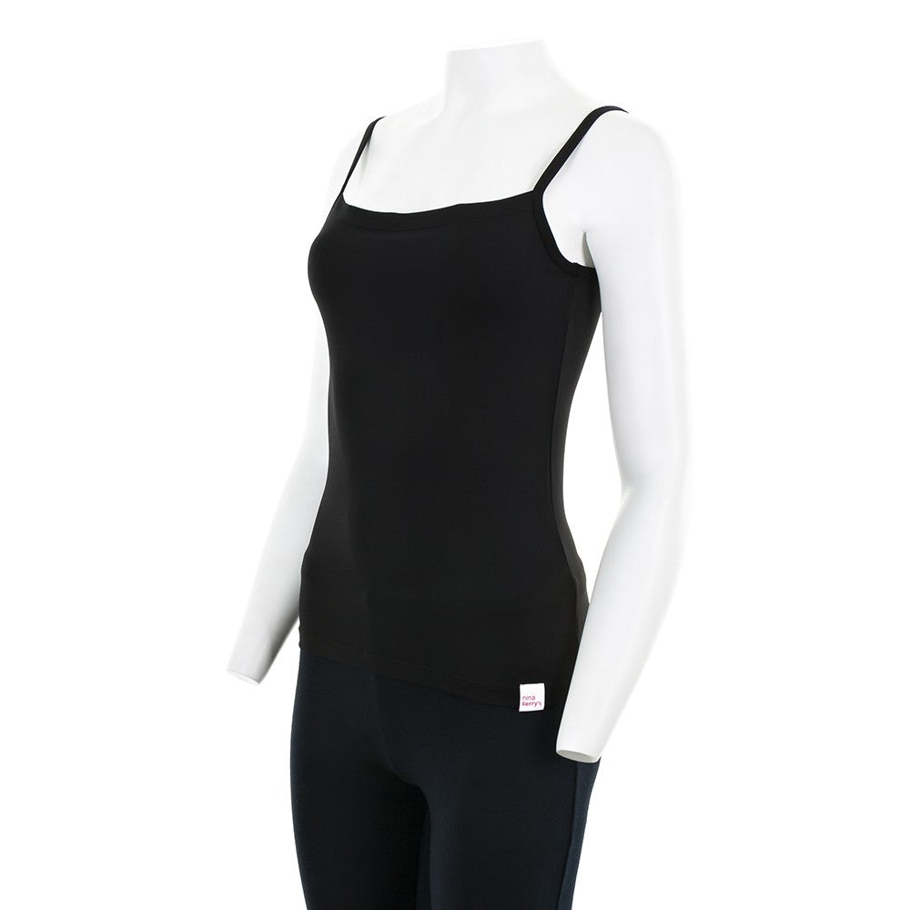 7838 CAMISETA TIRANTES FINOS MICROFIBRA 009-Negro M