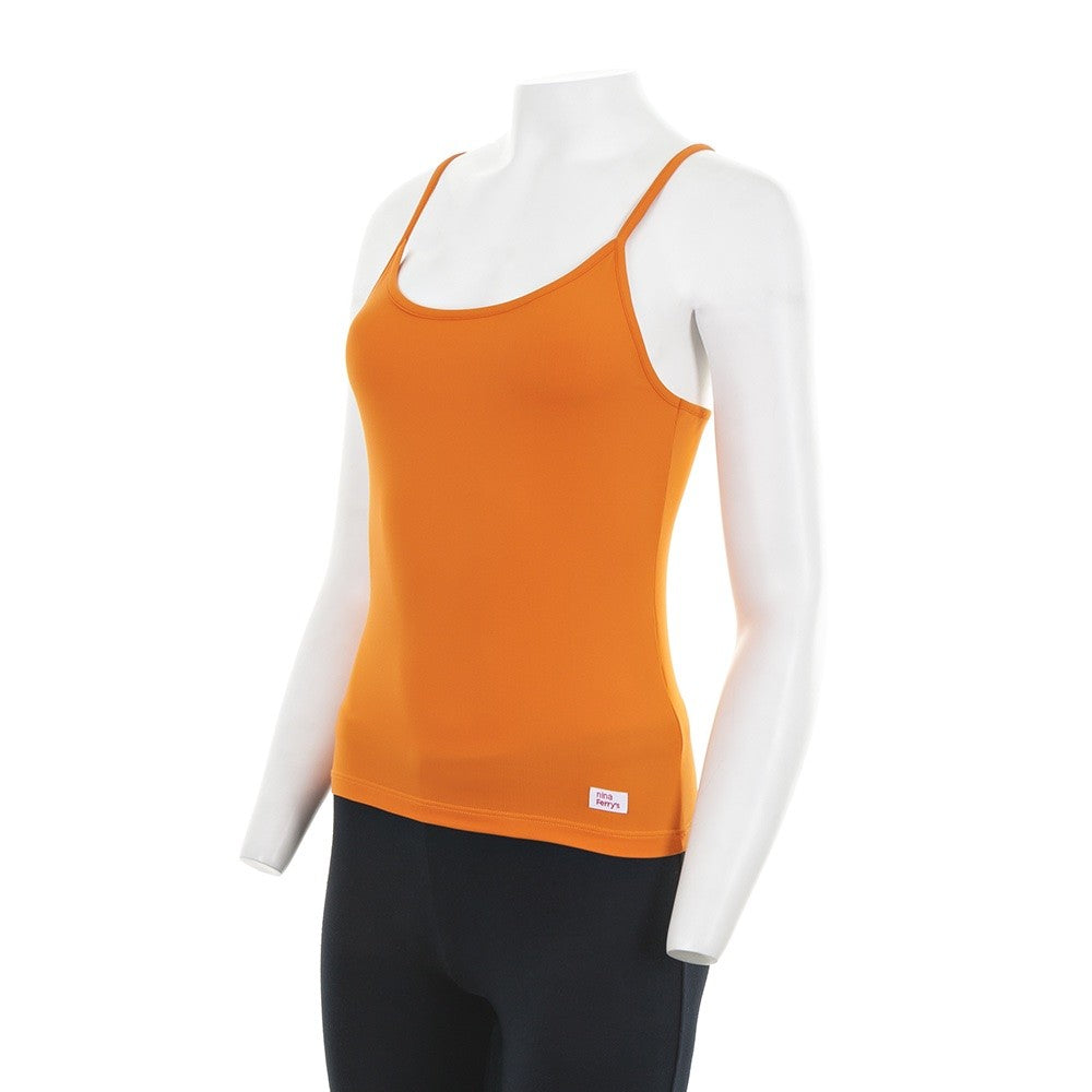 7840 CAMISETA TIRANTES FINOS NADADORA 691-Naranja