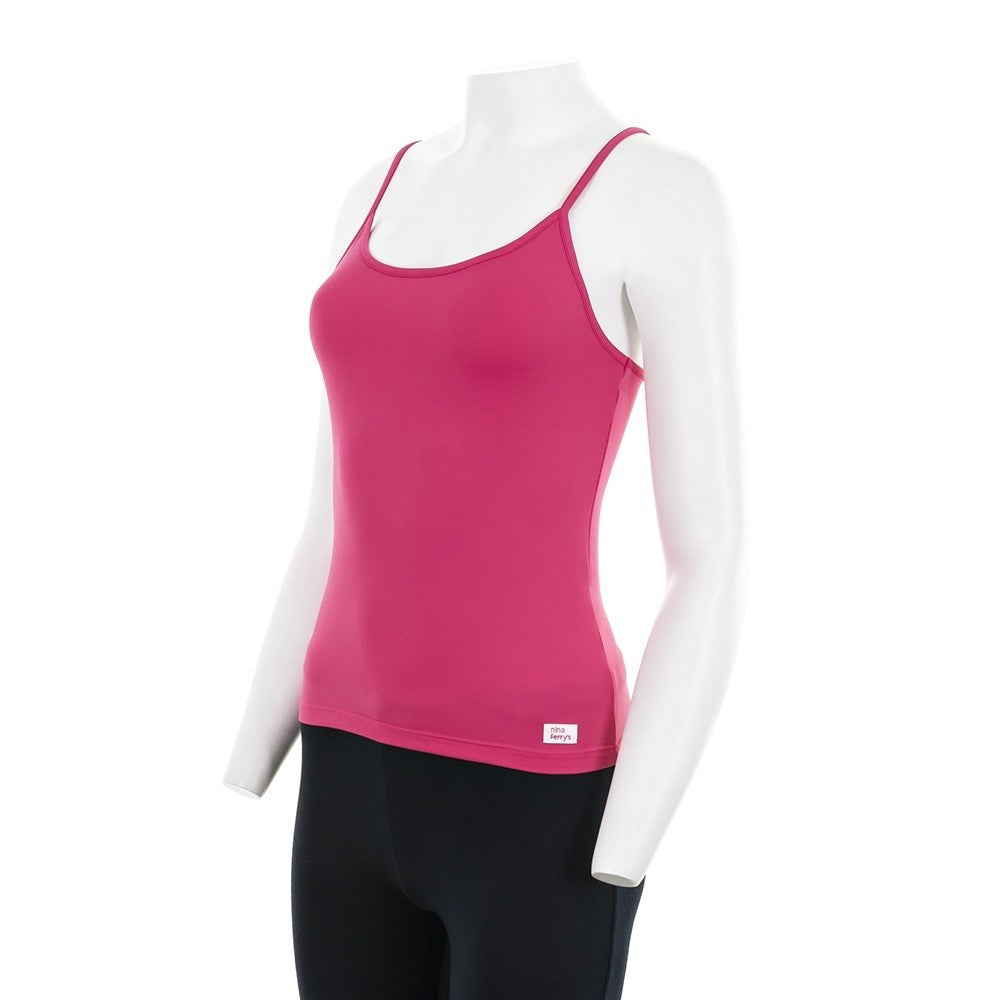 7840 CAMISETA TIRANTES FINOS NADADORA 744-Frambuesa