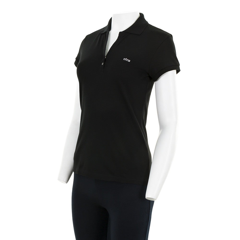 7875b POLO PIQUÉ CON PUÑO Y CORCHETES 009-Negro 2XL