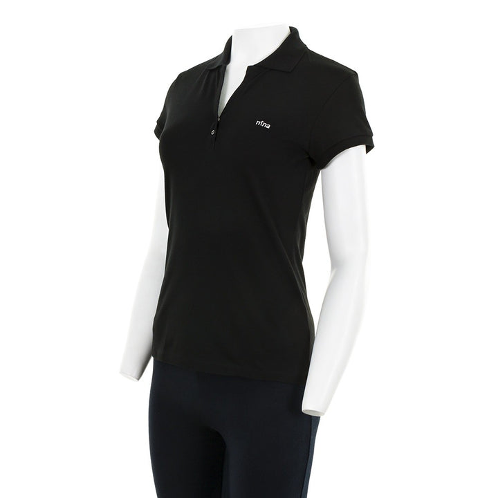 7875b POLO PIQUÉ CON PUÑO Y CORCHETES 009-Negro 2XL