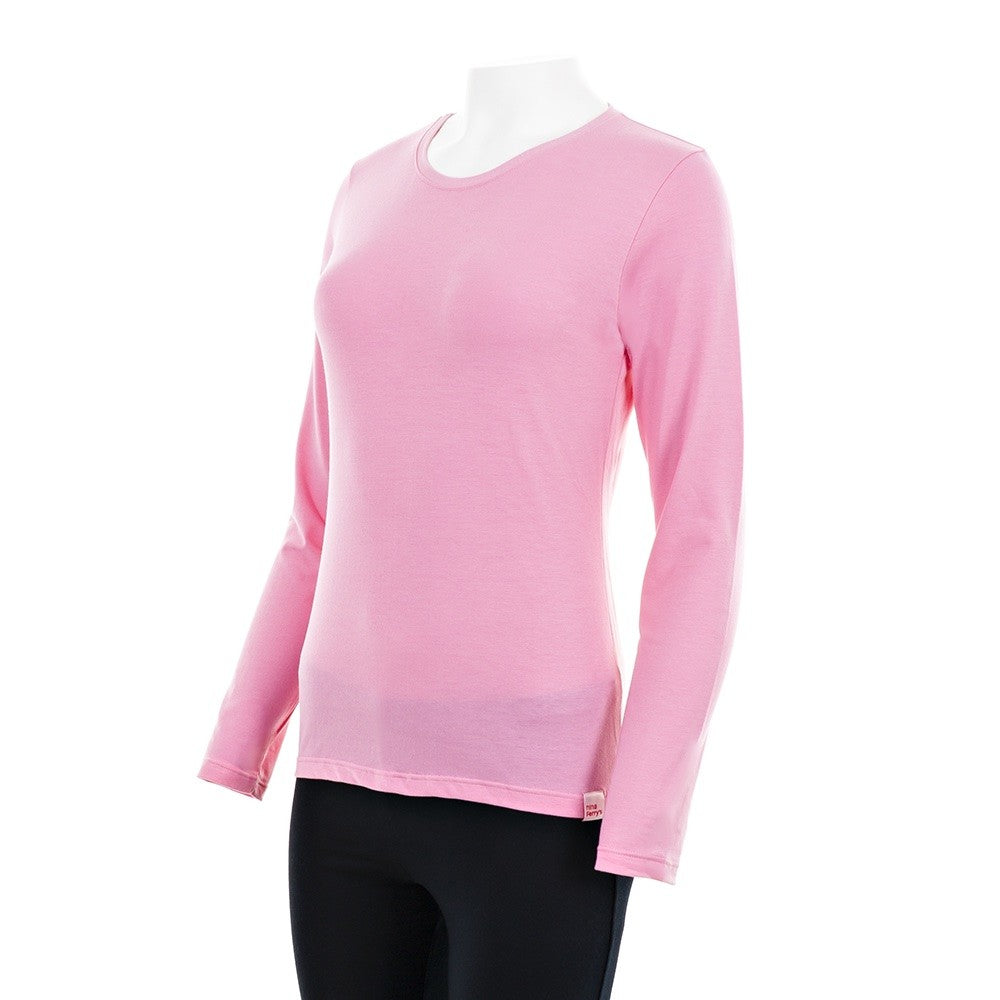 7917b CAMISETA MANGA LARGA BÁSICA 732-Rosa 2XL