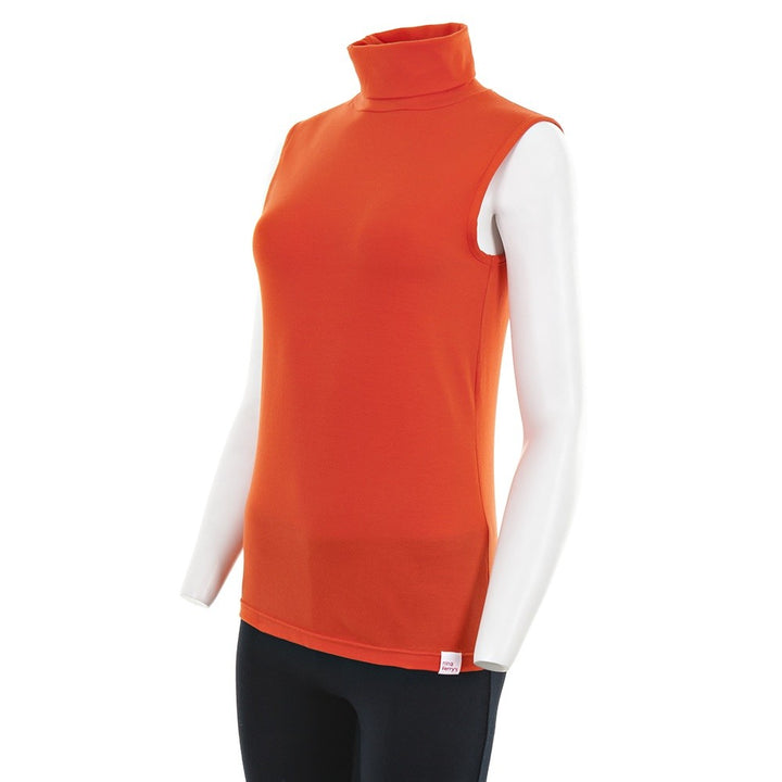 7921 CAMISETA CISNE SIN MANGAS 628-Naranja