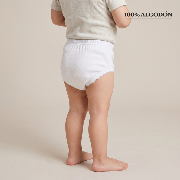 2500 CUBREPAÑAL ALGODÓN LISO BEBÉ 000-Blanco