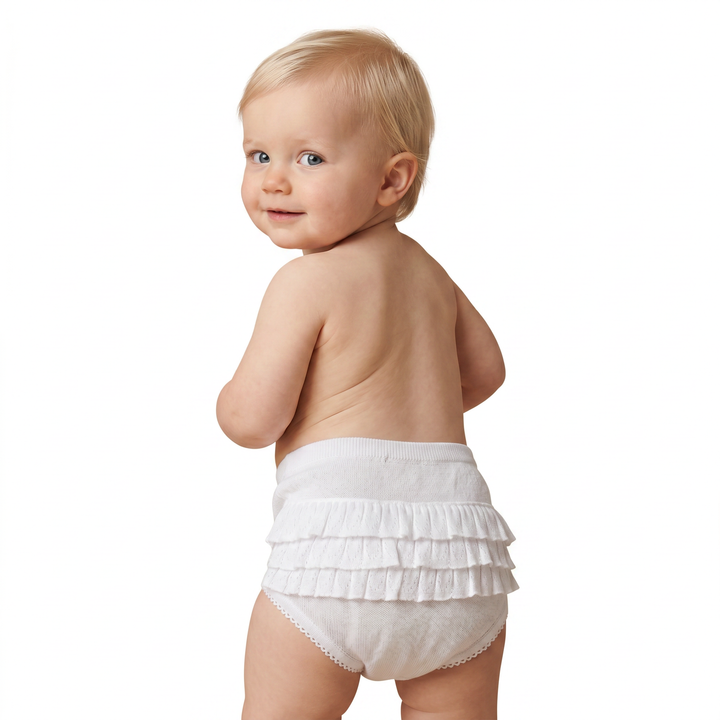 2504 PERLÉ RUFFLED DIAPER COVER