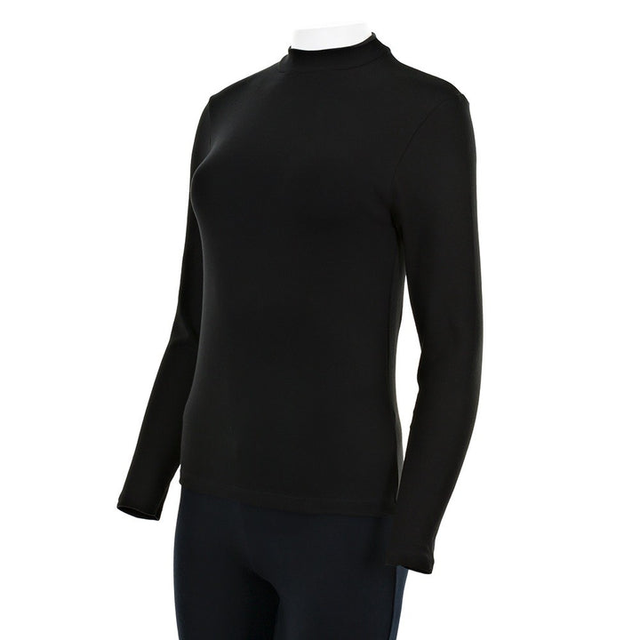 7997b CAMISETA SEMICISNE MANGA LARGA 009-Negro 2XL