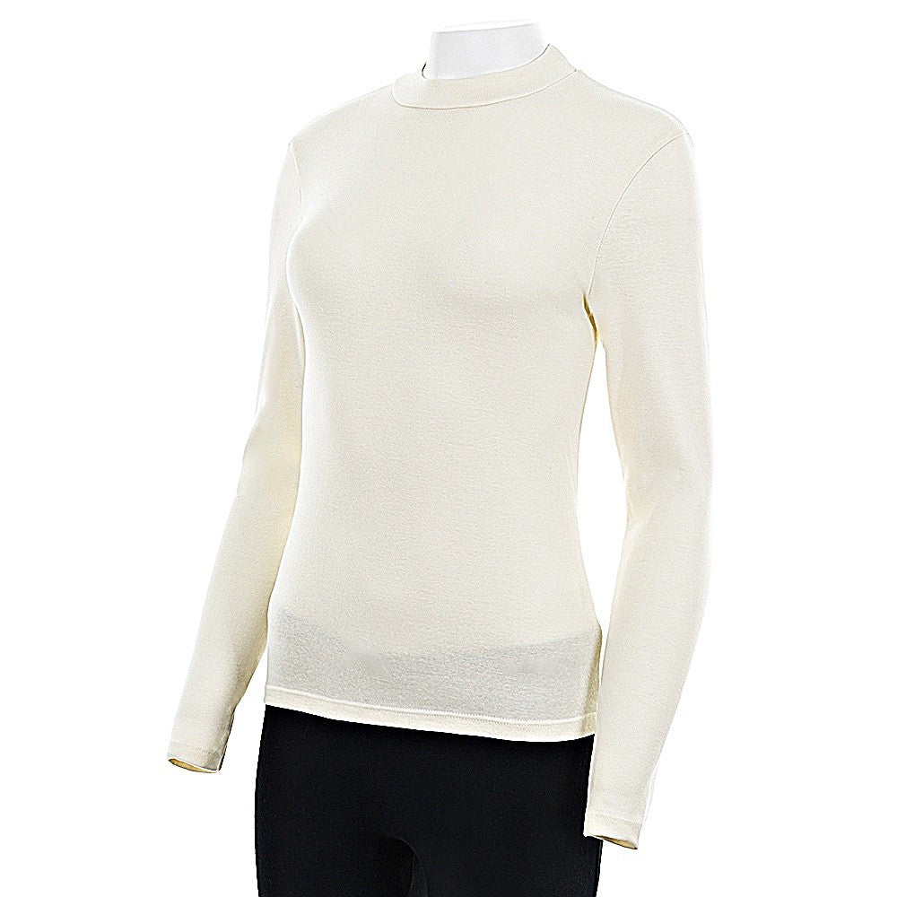 7997b CAMISETA SEMICISNE MANGA LARGA 044-Beige 2XL