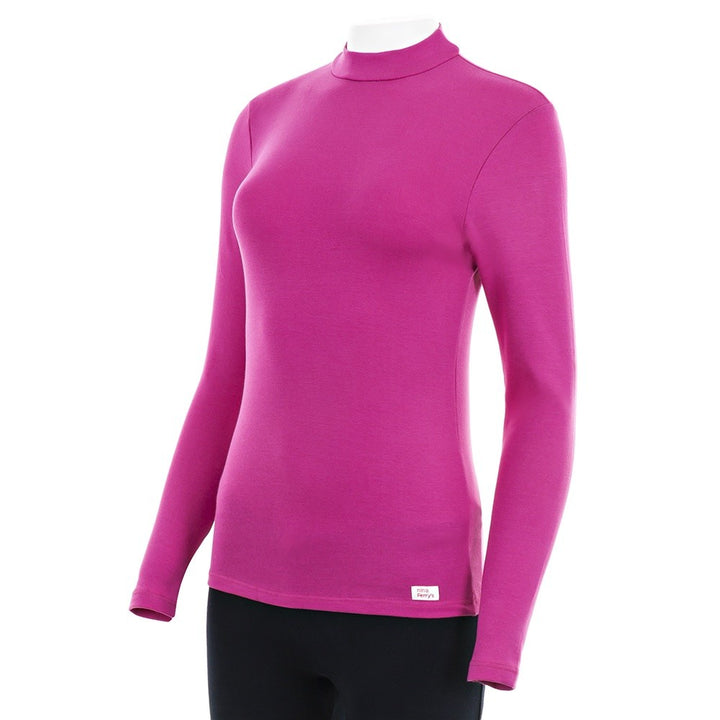 7997b CAMISETA SEMICISNE MANGA LARGA 742-Fucsia 2XL