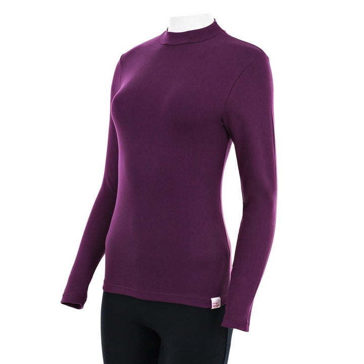 7997b CAMISETA SEMICISNE MANGA LARGA 785-Morado Púrpura 2XL