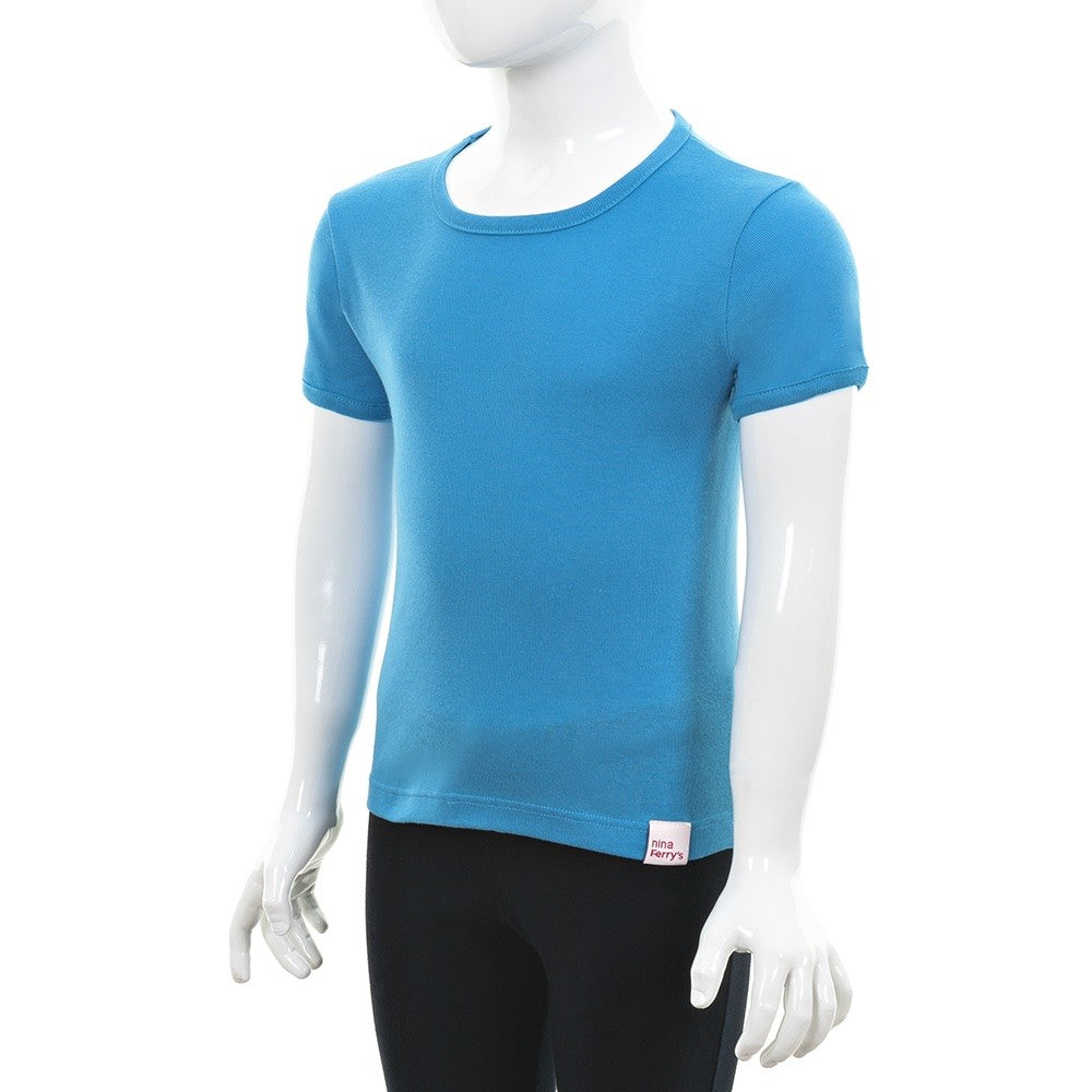 7600 CAMISETA MANGA CORTA 270-Turquesa