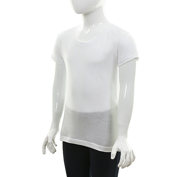 7603 CAMISETA MANGA CORTA TEJIDO FINO 000-Blanco