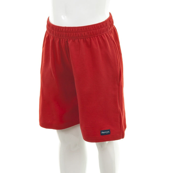 7127 PANTALONES CORTOS CON BOLSILLOS 076-Rojo