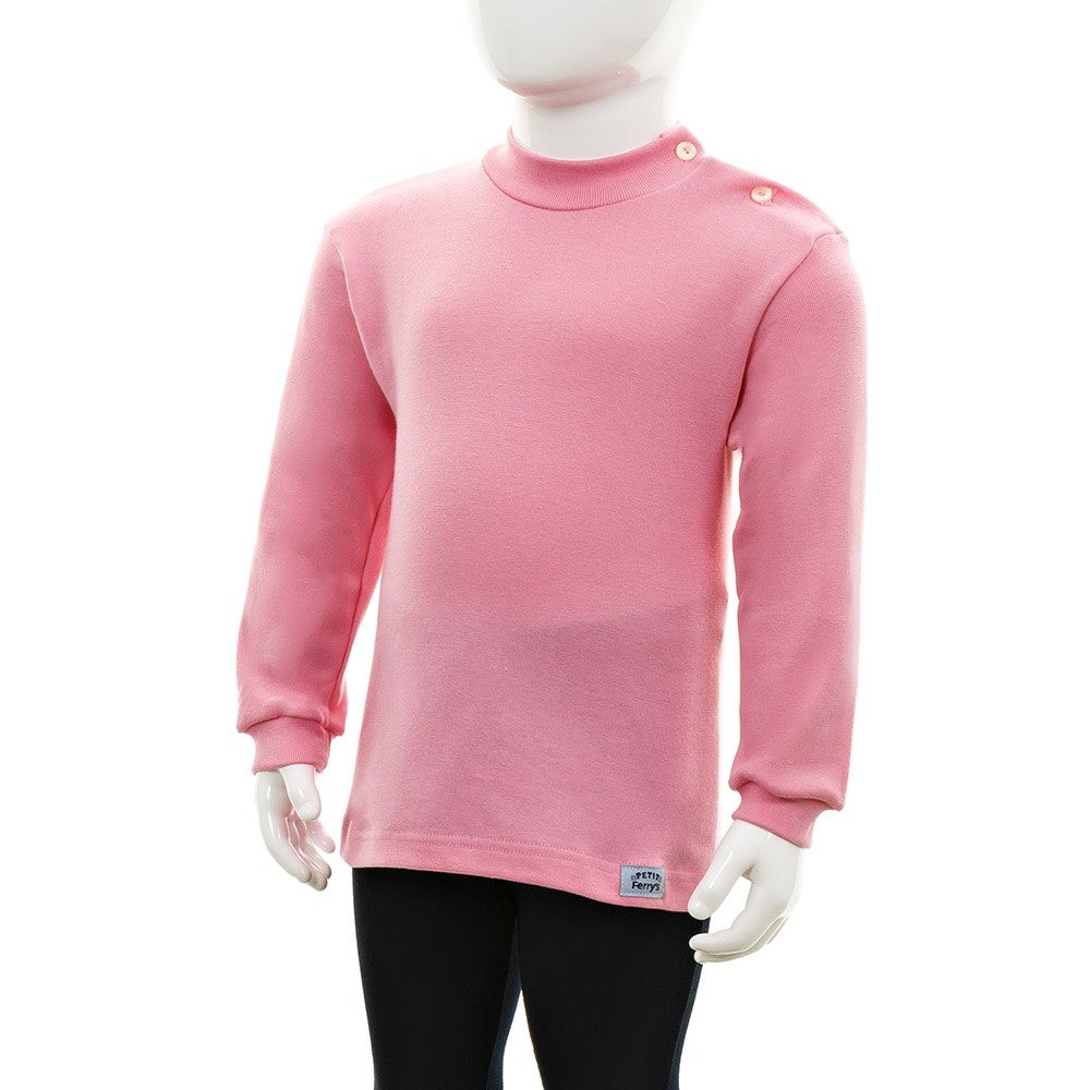 7086 CAMISETA MANGA LARGA SEMICISNE. APERTURA LATERAL HASTA LA TALLA 3.