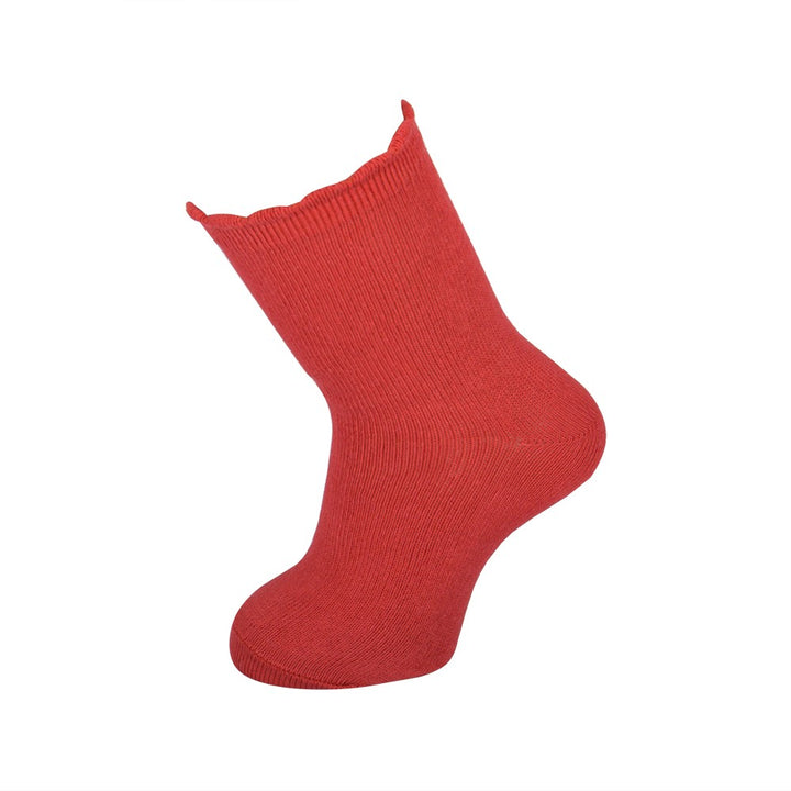 4243 CALCETÍN PUÑO ADORNO 076-Rojo