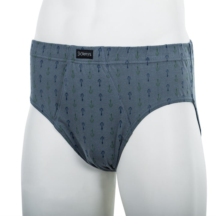 5448 SLIP ABIERTO BORDADO ANCLAS 132-Gris Azulado S-48