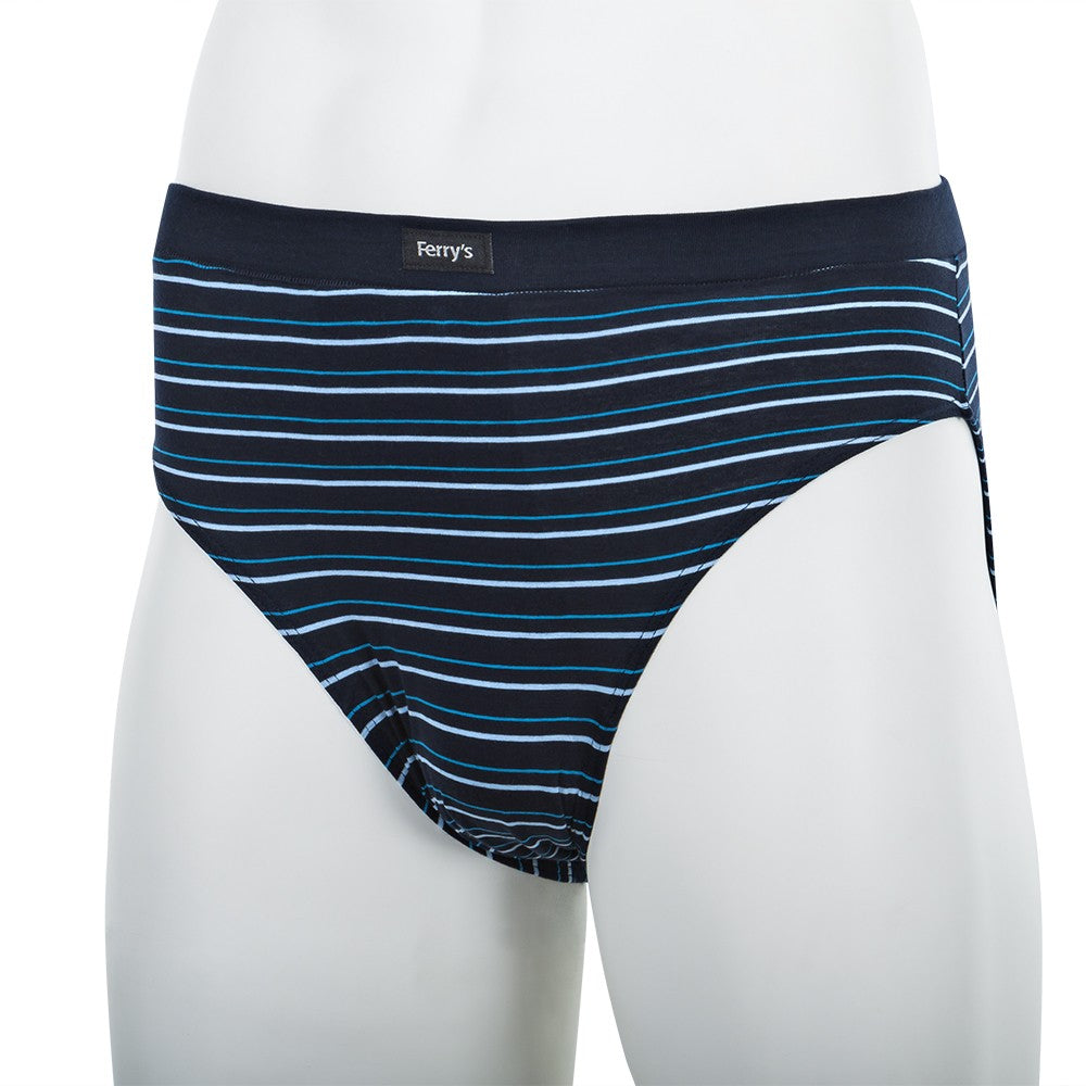 5451 SLIP CERRADO RAYADO BICO 038-Marino Claro